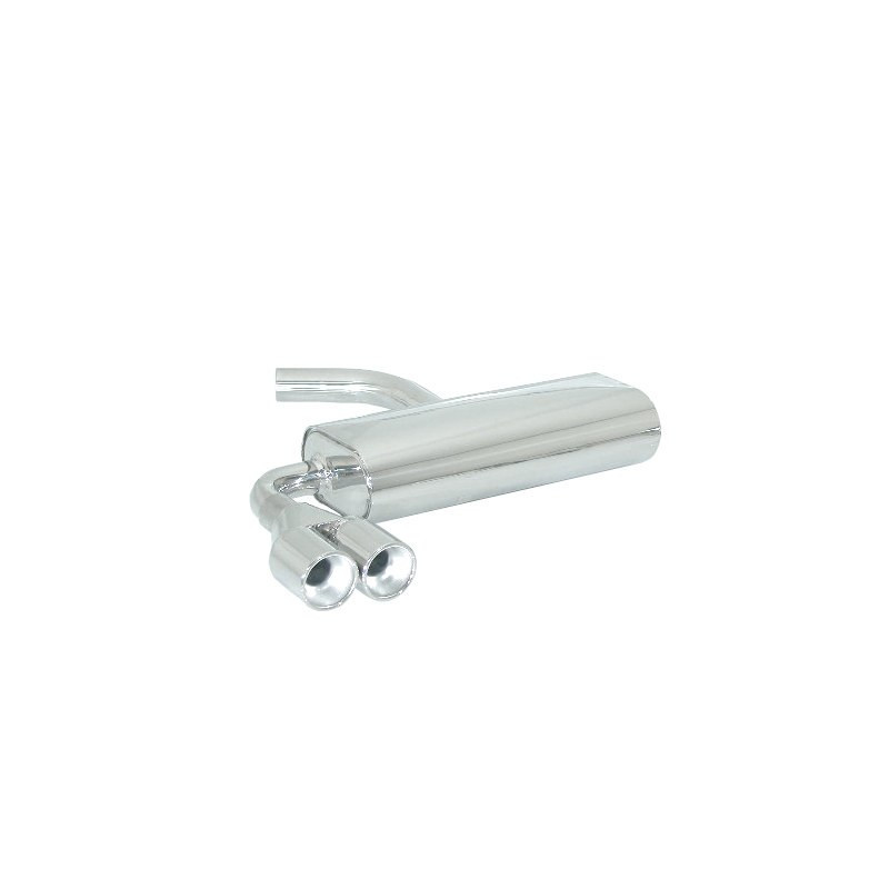 Escape trasero en acero Inox VOLKSWAGEN GOLF V 2.0 TURBO FSI GTI (147/169KW) 11/2003 - 2008
