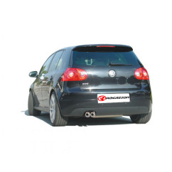 Escape trasero en acero Inox VOLKSWAGEN GOLF V 2.0 TURBO FSI GTI (147/169KW) 11/2003 - 2008