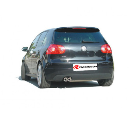 Escape trasero en acero Inox VOLKSWAGEN GOLF V 2.0 TURBO FSI GTI (147/169KW) 11/2003 - 2008
