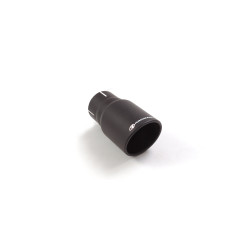 Cola De Escape Redonda 80mm Con Diámetro Interior 50,5 mm Sport Line black
