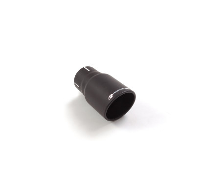 Cola De Escape Redonda 80mm Con Diámetro Interior 50,5 mm Sport Line black