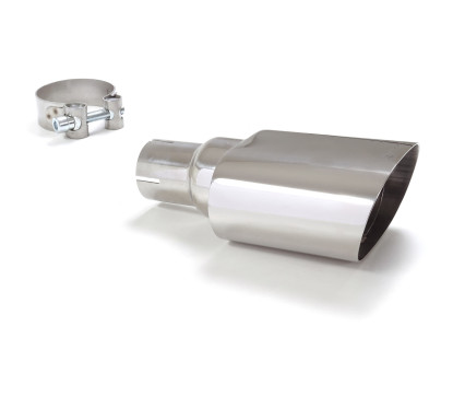 Sortie d’échappement ovale 128X80 mm diamètre intérieur 50,5 mm