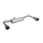 Silencioso trasero doble en acero inox Sport Line Black Alfa Romeo GIULIETTA(940) 2.0JTDM2 (103/125KW) 2010 - 2013