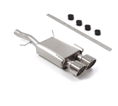 Silencioso trasero en acero inox Mini F56 Cooper S 2.0 (141kW) 2014 - 2018