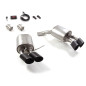 Silencioso trasero doble Acero Inox line black Porsche Macan Mk1 (Typ 95B) Gts 2.9T (324Kw) 07/2021 - Hoy
