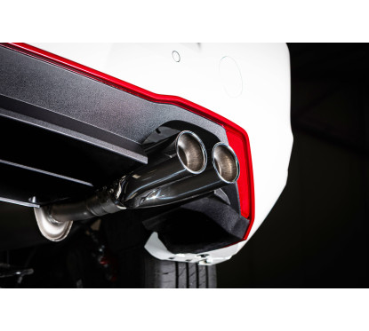 Silencioso trasero doble en acero inox Alfa Romeo Junior 1.2 Hybrid (100kW) 2024 - Hoy