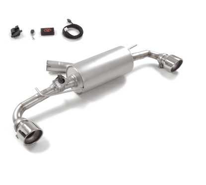 Silencioso trasero doble acero inox con con valvulas Toyota Yaris GR-Four 1.6 (206kW) 2024 - Hoy