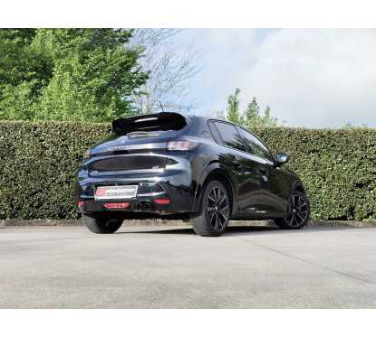 Escape trasero en acero inox salidas Black Peugeot 208 (Mk2) 1.2 PureTech130 (96kW) 2019 - Hoy