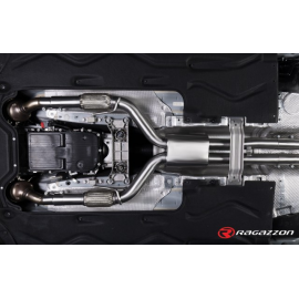 Silenciador intermedio en acero inox Alfa Romeo Giulia(952) 2.9 Bi-Turbo (375kW) Quadrifoglio 11/2020 - Hoy