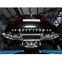 Silencioso trasero doble en acero inox Alfa Romeo Giulia(952) 2.9 Bi-Turbo (375kW) Quadrifoglio 11/2020 - Hoy
