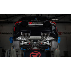 Escape trasero en acero inox con válvulas salida carbono BMW M2 G87 Coupé 3.0 (338kW / 353kW) 2023 - Hoy