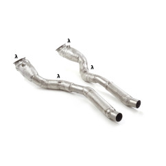 Downpipe - Tube suppression catalyseur en inox Ferrari 812 Superfast Coupé 6.5 V12 (588kW) 2017 - Aujourd'hui