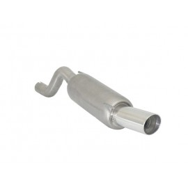 Posteriore inox con terminale rotondo 90 mm Abarth GRANDE PUNTO 1.4 TJET KIT ESSEESSE (132KW) 10/2007 - Oggi