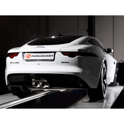 Silenciador intermedio + Silencioso trasero con válvula Jaguar F-Type (Coupé / Cabrio) P300 2.0 I4 (221kW) 08/2018 - Hoy