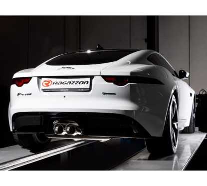Silenciador intermedio + Silencioso trasero con válvula Jaguar F-Type (Coupé / Cabrio) P300 2.0 I4 (221kW) 08/2018 - Hoy