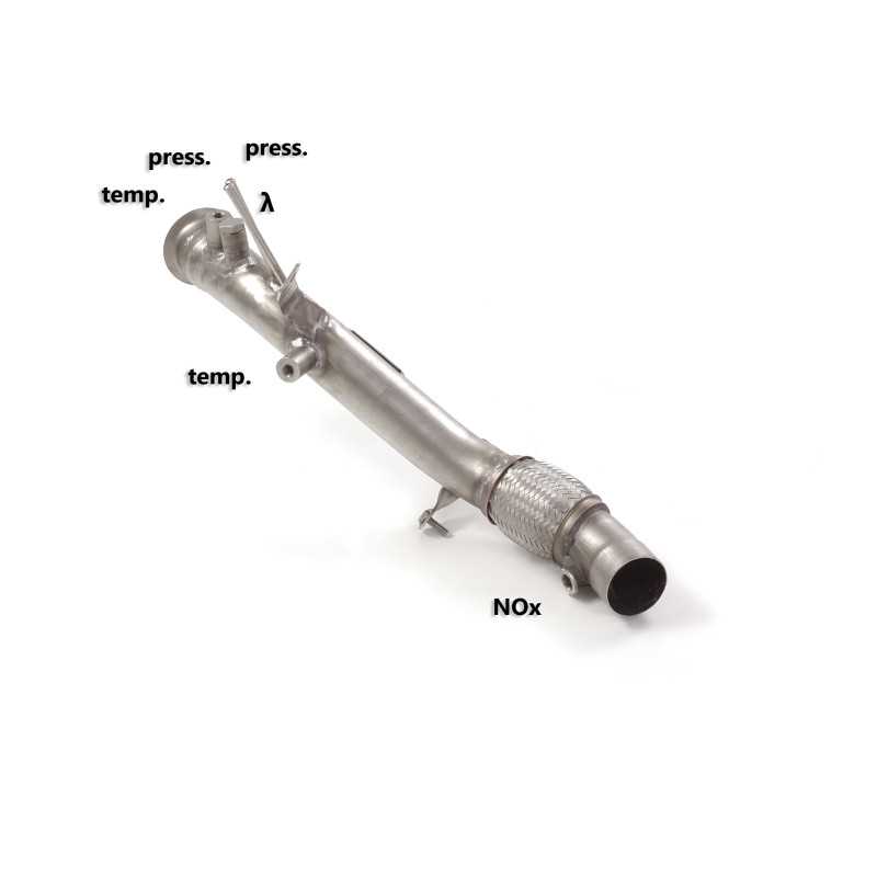 Downpipe tramo supresor catalizador + supresor FAP BMW Série1 F20 116d (85kW - B37) 07/2018 - 2019