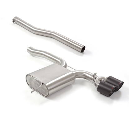 Escape trasero en acero inox con salidas Carbon Shot Mini F57 JCW 2.0 (170kW) 11/2020 - 2024