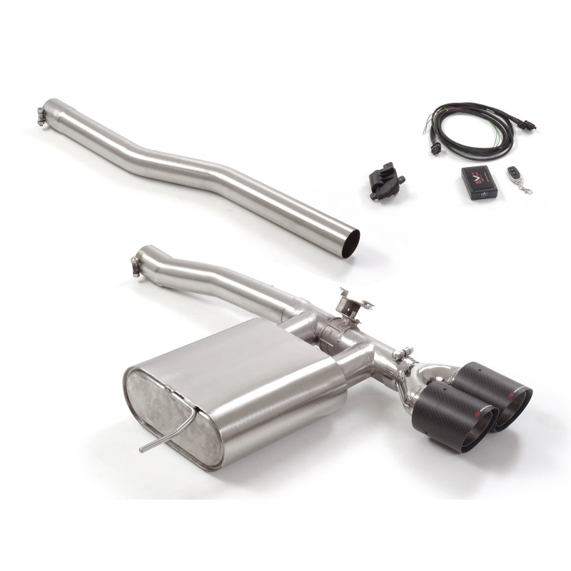 Escape trasero en acero inox con valvola electrica Mini F57 JCW 2.0 (170kW) 11/2020 - 2024