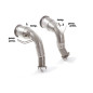 Downpipe Catalizador deportivo 200cpsi en acero inox Audi RS7 (typ F2 - C8) Sportback 4.0TFSI Quattro (441kW) 2020 - Hoy