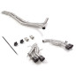 Escape trasero con valvula + tramo intermedio en inox Audi RS7 (Typ F2 - C8) Sportback 4.0TFSI Quattro (441kW) 2020 - Hoy