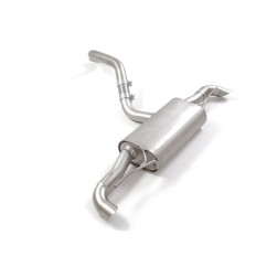 Silencioso trasero dobles en acero inox Mercedes Classe A(W177) A160 (80kW - NO Multilink) 05/2018 - 2022