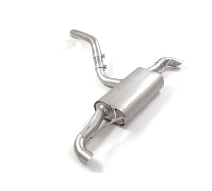 Silencioso trasero dobles en acero inox Mercedes Classe A(W177) A160 (80kW - NO Multilink) 05/2018 - 2022