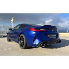 Escape trasero doble con salidas Carbon Shot BMW M8 F92 Coupè Competition xDrive 4.4 (441kW / 460kW) 2019 - 10/2021