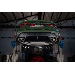 Tramo intermedio en acero inox + Silencioso trasero doble Audi S3 (Typ 8Y) S3 Sedan Quattro 2.0TFSI (245kW) 04/2024 - Hoy