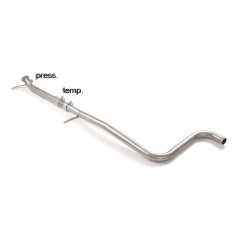 Tramo intermedio silencioso para supresor filtro OPF / GPF en acero inox Ford  fiesta Mk8 1.0 Ecoboost (70kW) 2019 - 2021