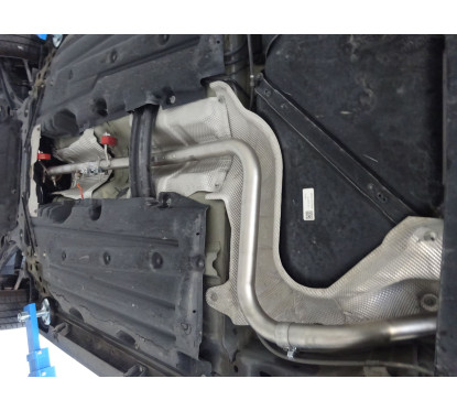 Tramo intermedio silencioso para supresor filtro OPF / GPF en acero inox Ford  fiesta Mk8 1.0 Ecoboost (70kW) 2019 - 2021