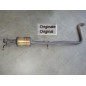 Tramo intermedio silencioso para supresor filtro OPF / GPF en acero inox Ford  fiesta Mk8 1.0 Ecoboost (70kW) 2019 - 2021