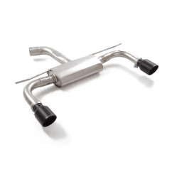 Silenciador trasero doble Acero Inox Volkswagen Golf Mk8 2.0GTi (180kW) 76mm 2020 - 2024
