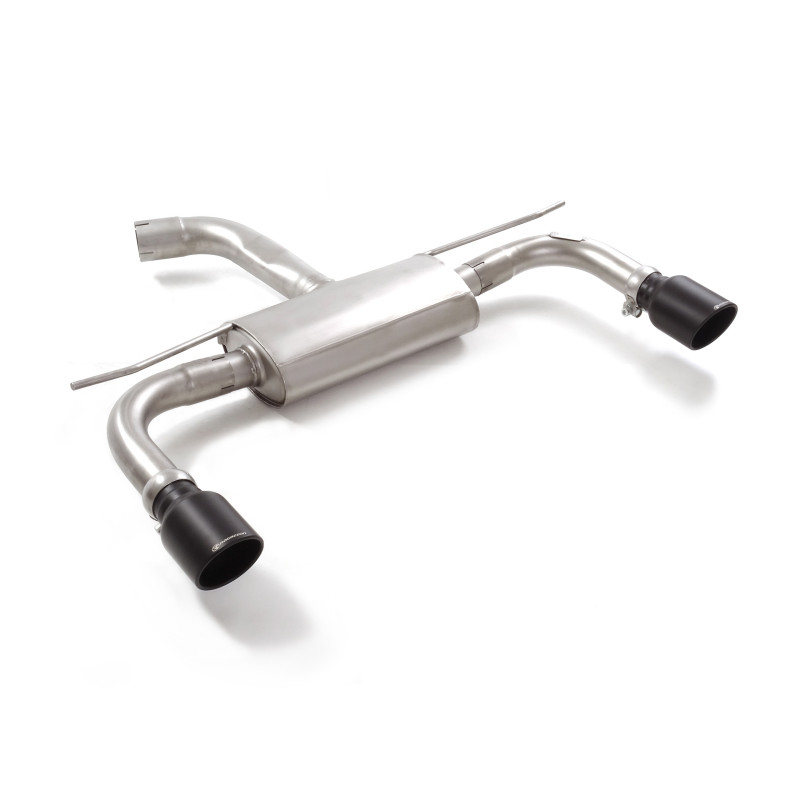 Silenciador trasero doble Acero Inox Volkswagen Golf Mk8 2.0GTi (180kW) 76mm 2020 - 2024