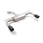 Silenciador trasero doble Acero Inox Volkswagen Golf Mk8 2.0GTi (180kW) 76mm 2020 - 2024