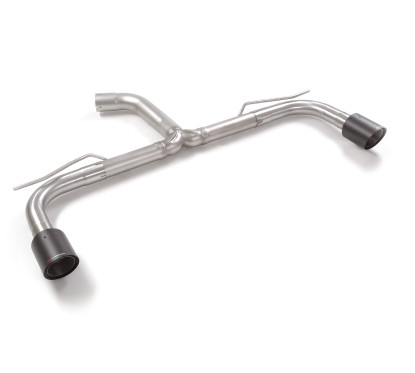 Tubo trasero grupo n doble acero inox Volkswagen Golf Mk8.5 (typ CD) 2.0GTI (195kW) 76mm 04/2024 - Hoy