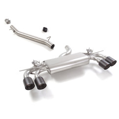 Tramo intermedio + Silencioso Trasero salidas redondas Volkswagen Golf Mk8.5 (typ CD) R 2.0TSI 4motion (245kW) 02/2024 - Hoy