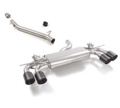 Tramo intermedio + Silencioso Trasero salidas redondas Volkswagen Golf Mk8.5 (typ CD) R 2.0TSI 4motion (245kW) 02/2024 - Hoy
