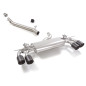Tramo intermedio + Silencioso Trasero salidas redondas Volkswagen Golf Mk8.5 (typ CD) R 2.0TSI 4motion (245kW) 02/2024 - Hoy