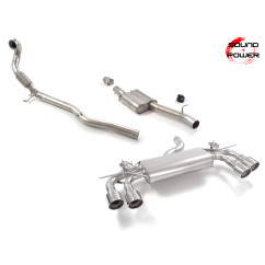 Tramo supresor + Tramo intermedio + silencioso Volkswagen Golf Mk8.5 (typ CD) R 2.0TSI 4motion (245kW) 02/2024 - Hoy
