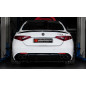 Silencioso trasero doble en acero inox Sport Line Black Alfa Romeo Giulia(952) 2.0 TURBO (147KW) 2016 - Hoy