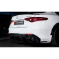 Silencioso trasero doble en acero inox Sport Line Black Alfa Romeo Giulia(952) 2.0 TURBO (147KW) 2016 - Hoy
