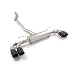 Posteriore inox sdoppiato con terminali rotondi Alfa Romeo Giulia(952) 2.0 Turbo Q4 Veloce (206kW) 2016 - Oggi