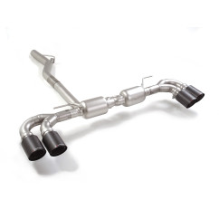Silencioso trasero doble salida redondas  Carbon Shot Alfa Romeo Giulia 2.2TD (132KW) 2016 - 08/2018