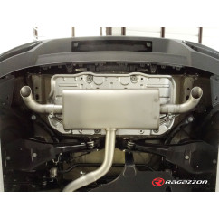 Silencioso trasero en acero inox Audi A3 (Typ 8Y - GY) Sedan (4 Doors) 35TFSI (110kW) 2020 - Hoy