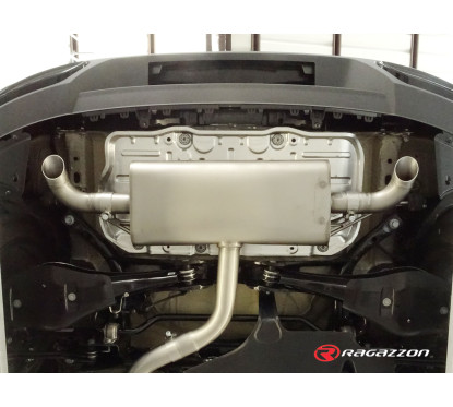 Silencioso trasero en acero inox Audi A3 (Typ 8Y - GY) Sedan (4 Doors) 35TFSI (110kW) 2020 - Hoy