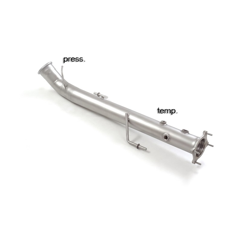Tramo supresor filtro antipartículas en acero inox Volkswagen Amarok Mk1 (typ 2H) 3.0TDI (120kW) 2017 - 2020