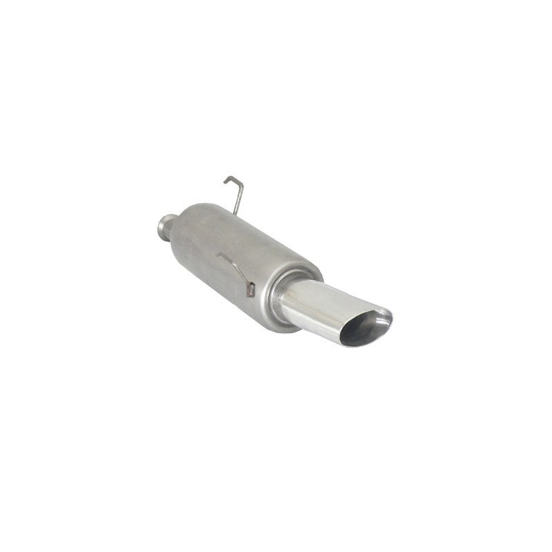 Silencioso trasero Ragazzon en acero inox Peugeot 206 1.6 16V (80 KW) 2001- 2009