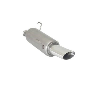 Silencioso trasero Ragazzon en acero inox Peugeot 206 1.6 16V (80 KW) 2001- 2009