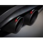 Tramo trasero Grupo N doble salidas redondas Sport Line Black en inox Cupra Leon (KL) 2.0TSI (221kW) 07/2024 - Hoy