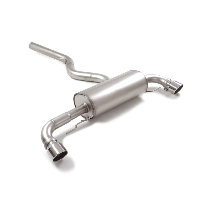 Silencioso trasero doble en acero inox BMW Serie2 G42(Coupè) 220i (135kW) 2021 - Hoy